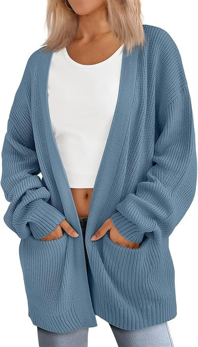 HANSEL - Lightweight Loose V-Neck Cardigan