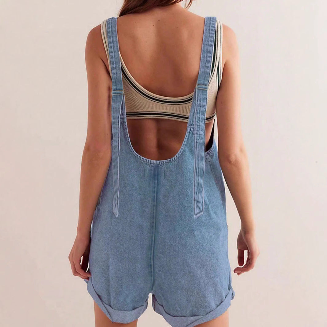 PETRA - Casual Overall Sleeveless Romper