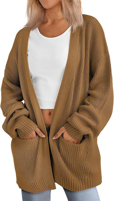 HANSEL - Lightweight Loose V-Neck Cardigan