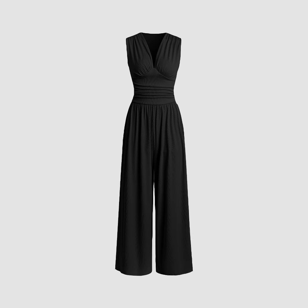 MARLOWE – Elegant Ruched Casual Jumpsuit