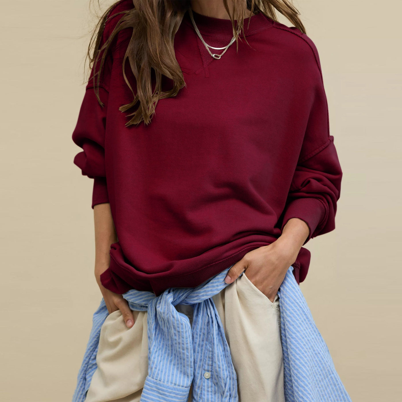 ANNE – Relaxed Fit Classic Sweatshirt