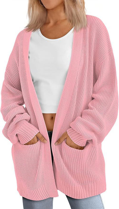 HANSEL - Lightweight Loose V-Neck Cardigan