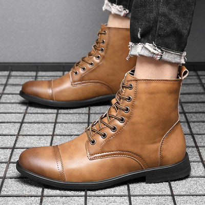 Morgan | Faux Leather Ankle Boots