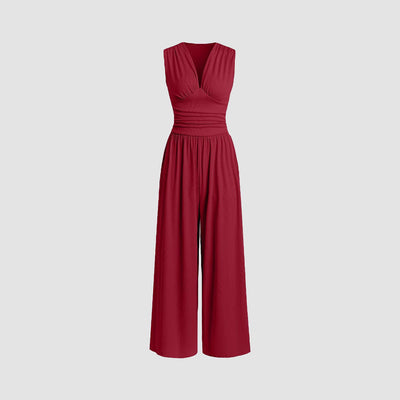 MARLOWE – Elegant Ruched Casual Jumpsuit