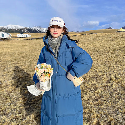 GIGATY - Classic Hooded Long Puffer Coat