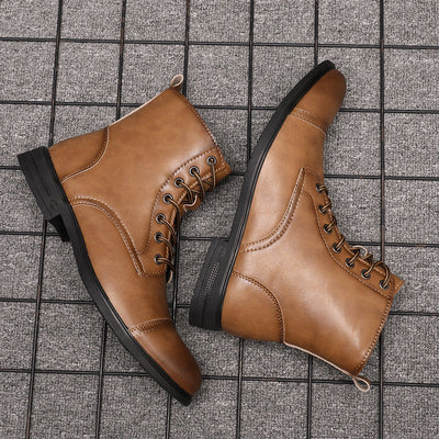 Morgan | Faux Leather Ankle Boots