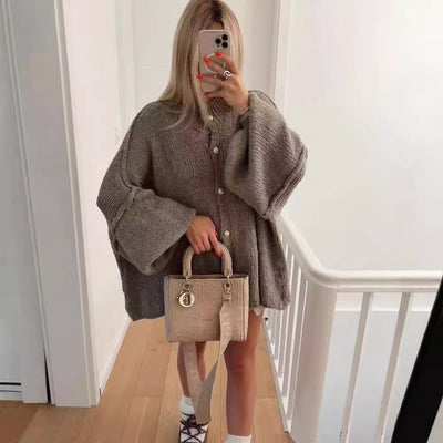 GANI – Classic Botton-Up Long Sleeve Cardigan