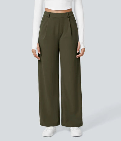 MONAH - Casual Wide Leg Minimalist Trouser