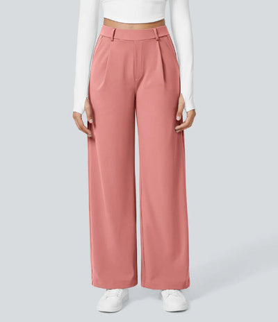 MONAH - Casual Wide Leg Minimalist Trouser