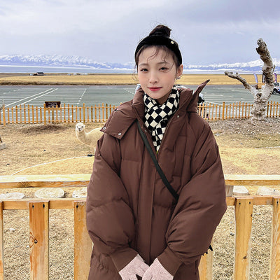 GIGATY - Classic Hooded Long Puffer Coat