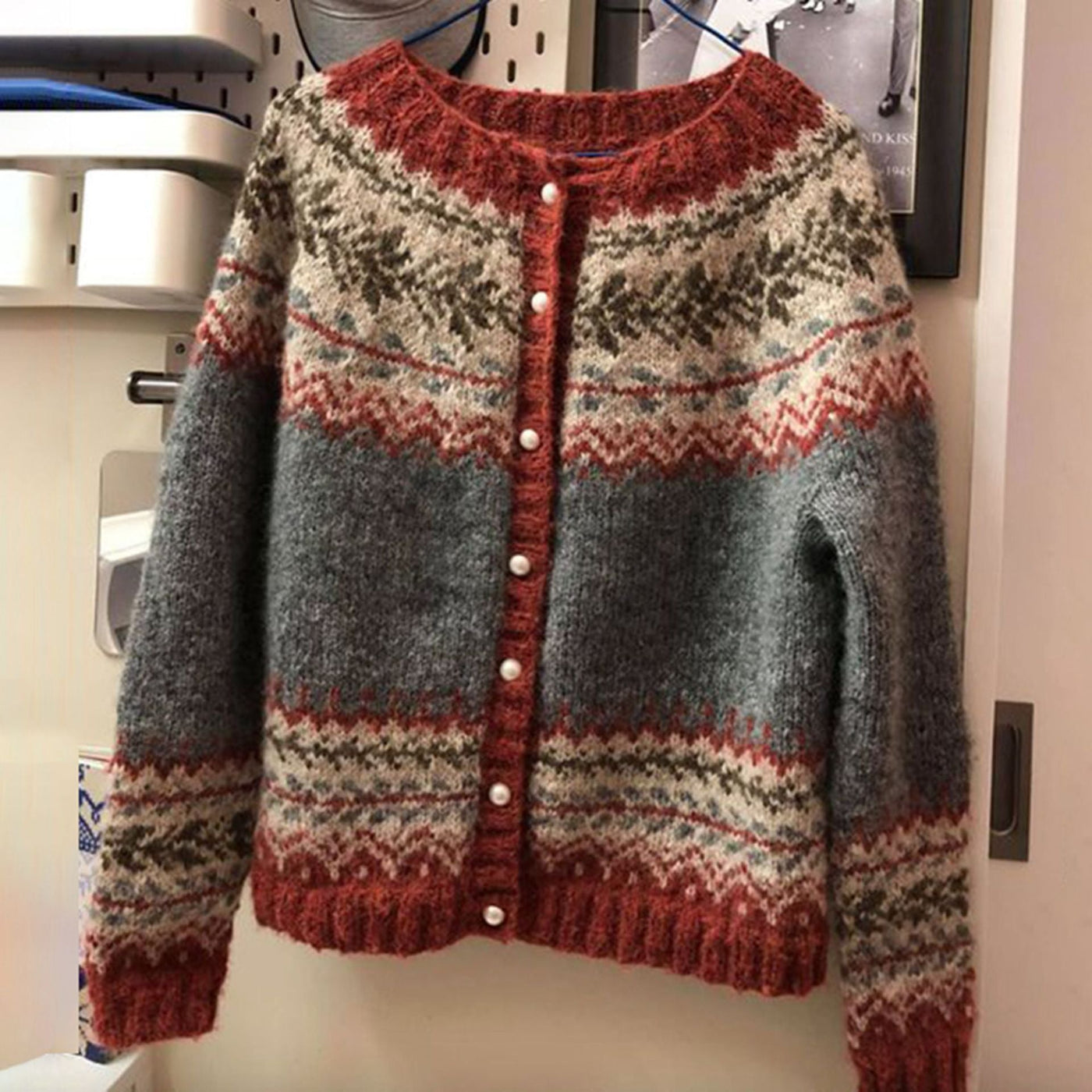 FLORENCE - Classic Nordic Cardigan