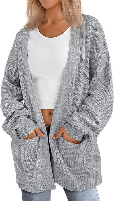 HANSEL - Lightweight Loose V-Neck Cardigan