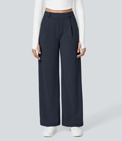MONAH - Casual Wide Leg Minimalist Trouser