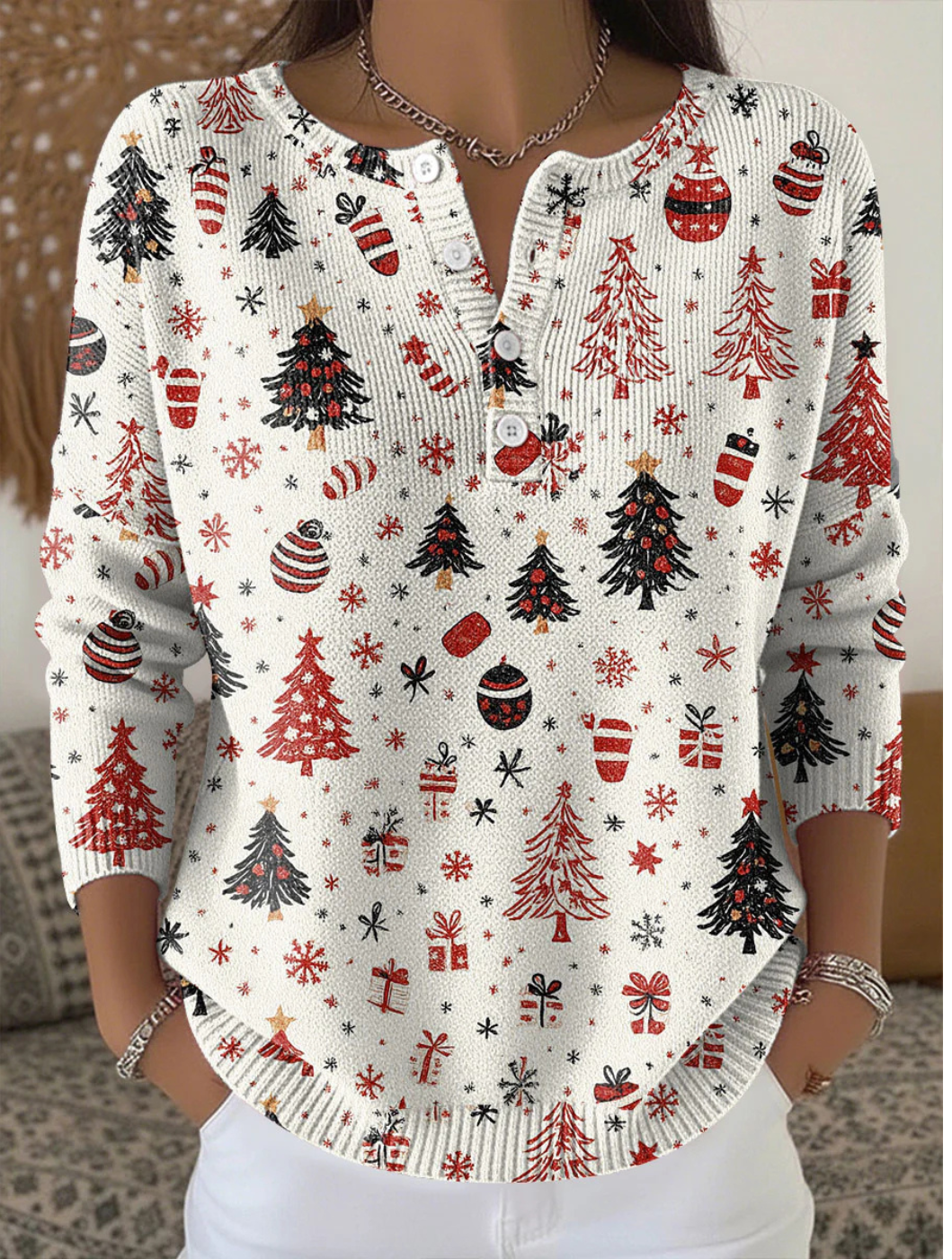 Kaitlan – Elegant Christmas Sweater