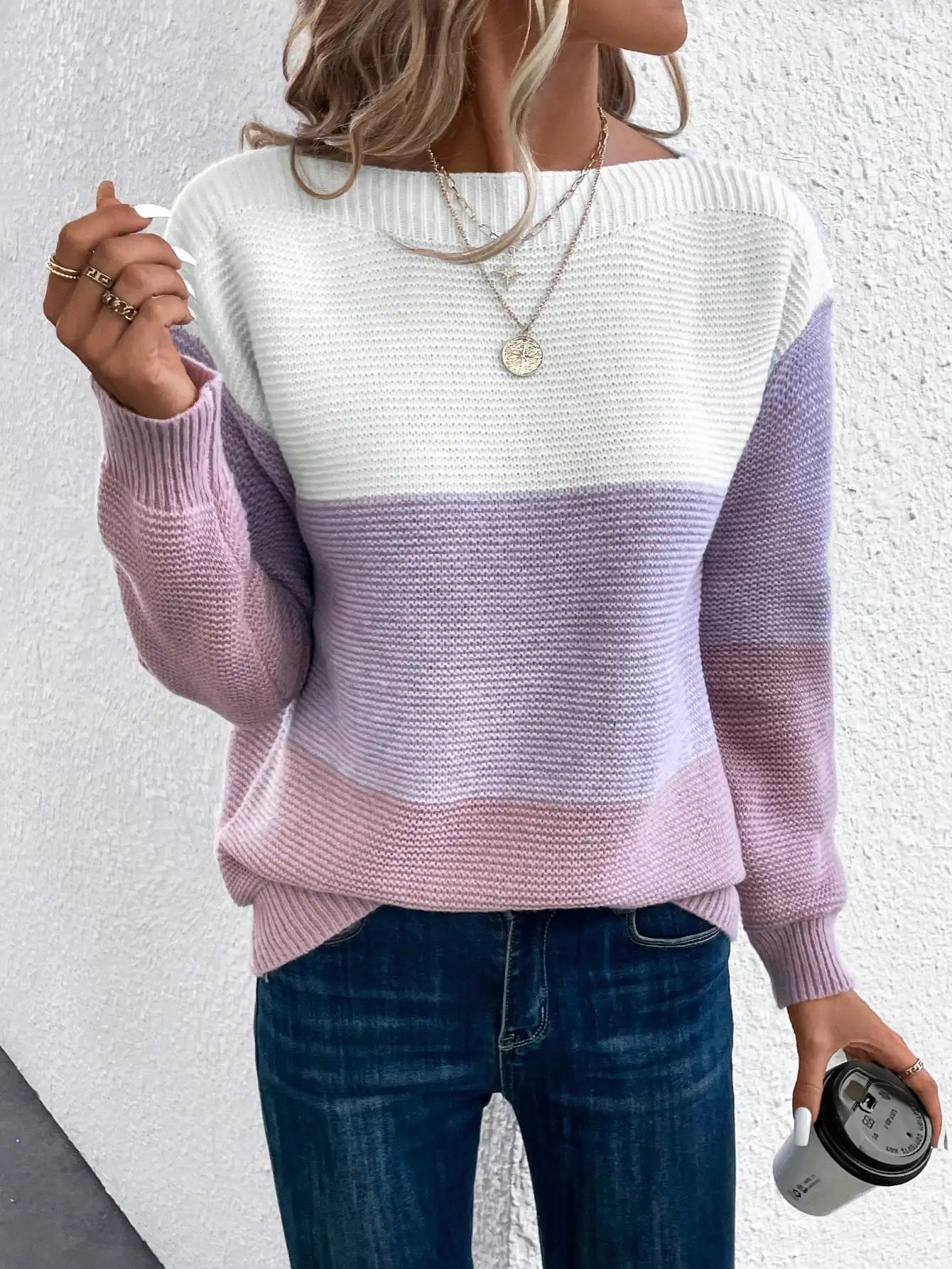 LYRIC - Soft Fade Knit Jumper