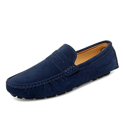 Suede Boat Loafers