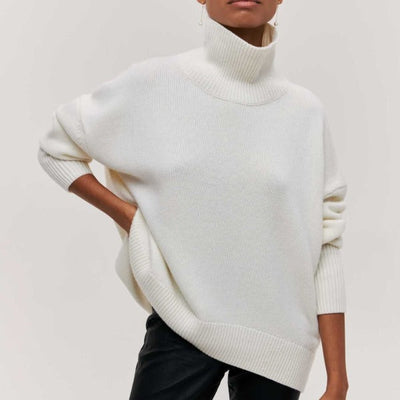 Avery - Elegant High Neck Jumper
