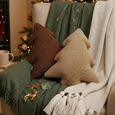 CozyTree™ | Ultra-Soft Winter Plush Pillow
