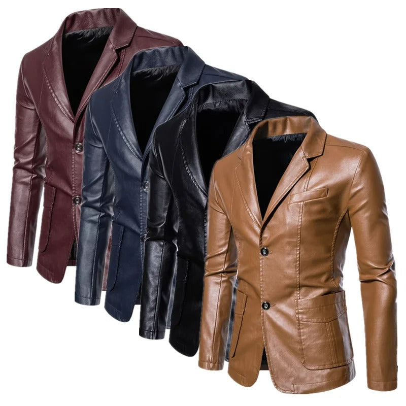 Business Casual Leather Jacket