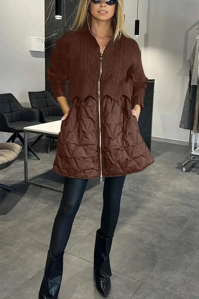 MAIREAD - Quilted Hybrid Jacket