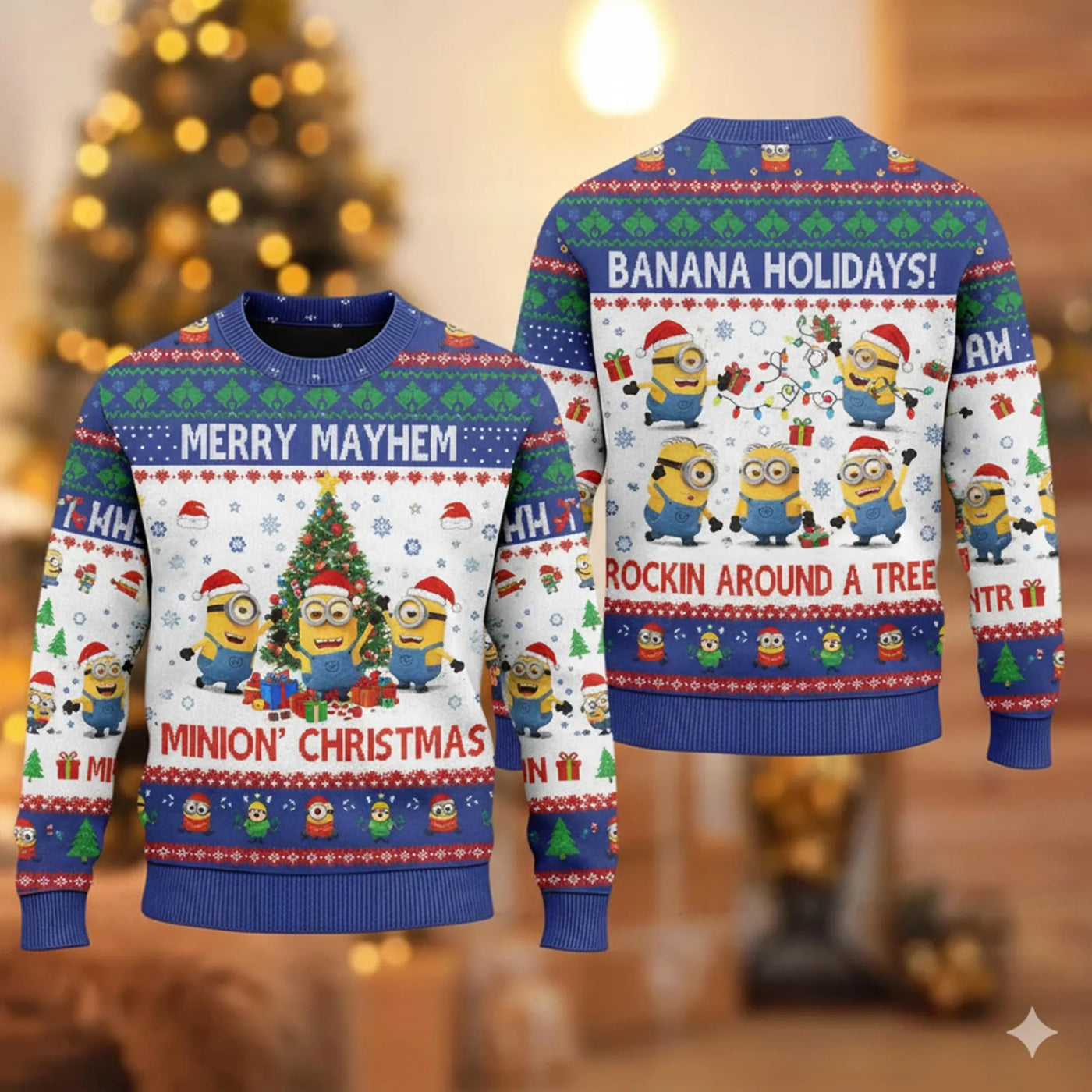 Minions “Merry Mayhem” Christmas Jumper